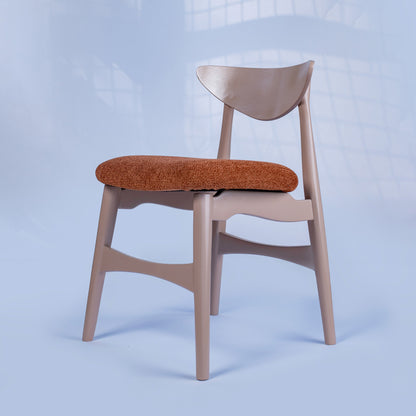 The Dining Chair Hettie – Handcrafted Dining Seat in (Beige Taupe)