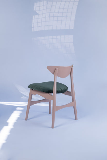 The Dining Chair Hettie – Handcrafted Dining Seat in (Beige Taupe)