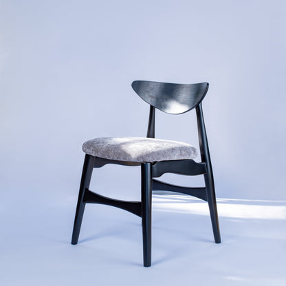 Dining Chair Hettie – Handcrafted Dining Seat (Matt Black)