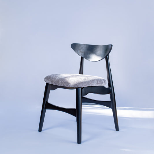 Dining Chair Hettie – Handcrafted Dining Seat (Matt Black)